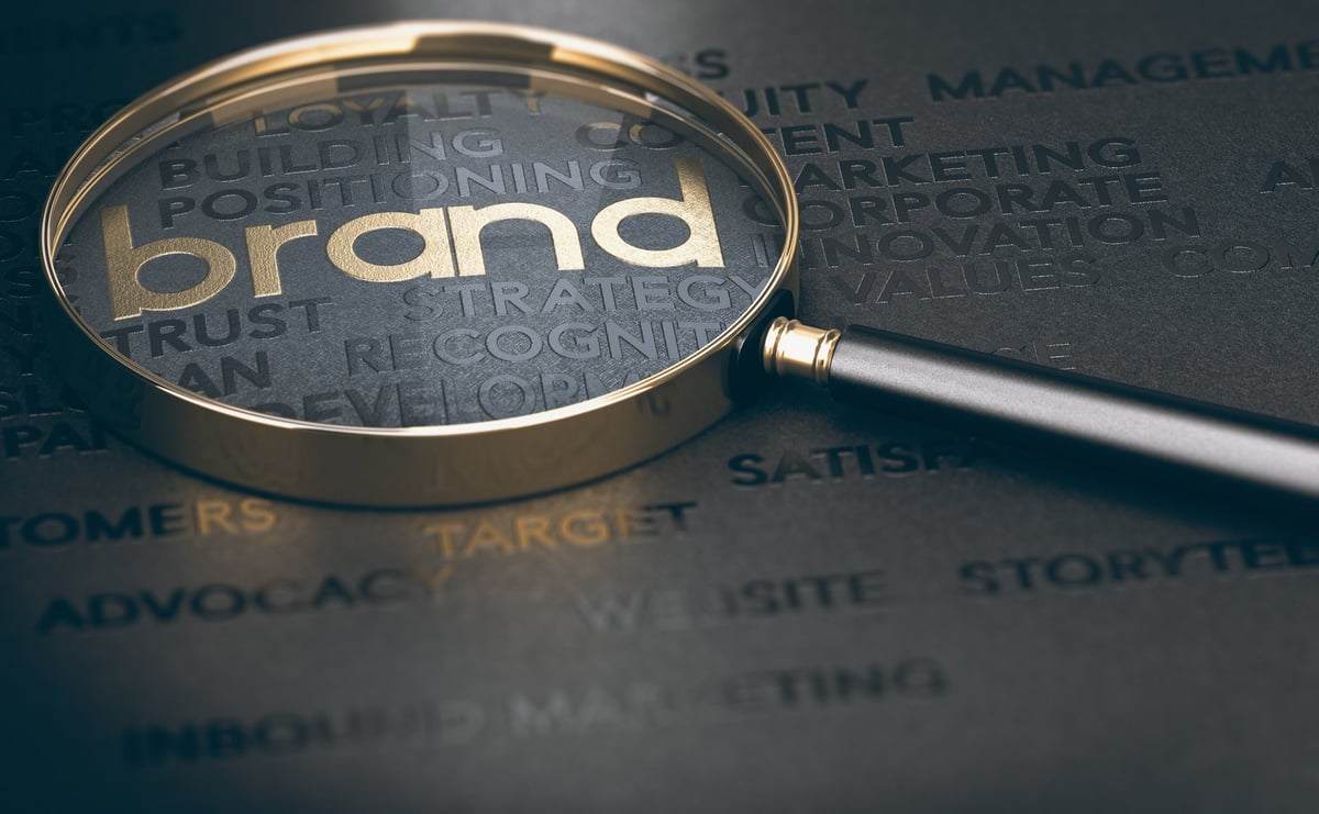 Brand marketing and management, branding or rebranding concept